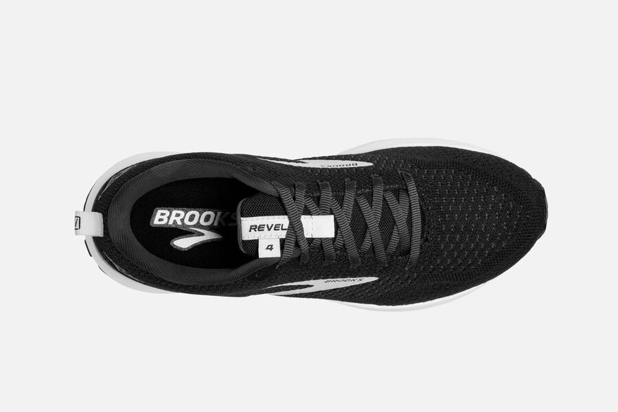 Brooks Revel 4 Road Running Shoes - Mens - Black/Silver - TC2457391